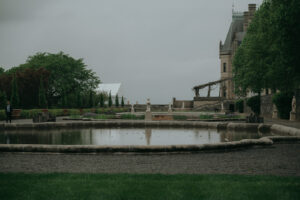 Pond outside Biltmore Estate. Asheville wedding planner Terran Ward creating luxury weddings with a budget.
